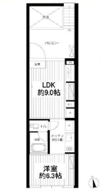 パークジオ学芸大学 206 間取り図