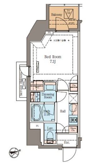 BluRock青葉台 301 間取り図