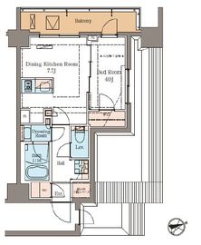 BluRock青葉台 805 間取り図