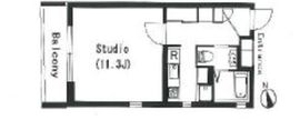 ラティエラ学芸大学 303 間取り図