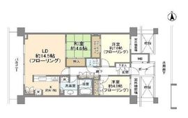 イーストコモンズ清澄白河サウスフラッツ 12階 間取り図