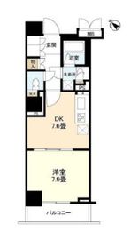 グローリオタワー巣鴨 5階 間取り図