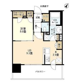 シティタワーズ東京ベイ 6階 間取り図