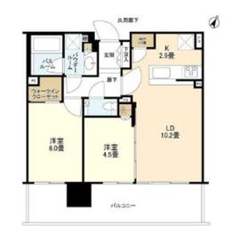 シティタワーズ東京ベイ 5階 間取り図