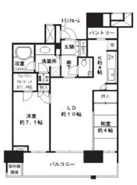 THE TOYOSU TOWER 29階 間取り図