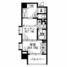 レジディア池尻大橋 701 間取り図