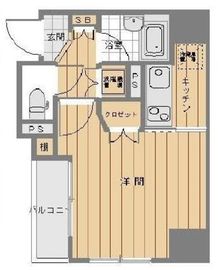 ドルチェ京橋壱番館 10階 間取り図