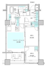 ザ・パークハウス早稲田 7階 間取り図