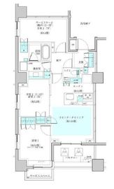 ザ・パークハウス早稲田 6階 間取り図