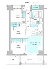 ザ・パークハウス早稲田 1階 間取り図