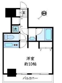 ライオンズタワー池袋 18階 間取り図