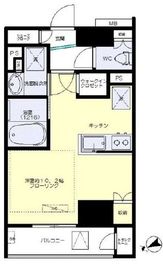 グローリオ新宿夏目坂 6階 間取り図