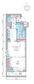 ジェノヴィア東神田グリーンヴェール 6階 間取り図