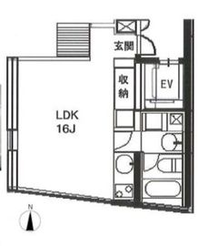 高輪U 201 間取り図