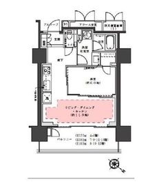 プラウド渋谷本町 5階 間取り図