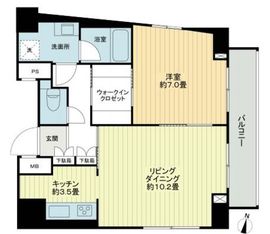 ステージファースト水道橋 11階 間取り図