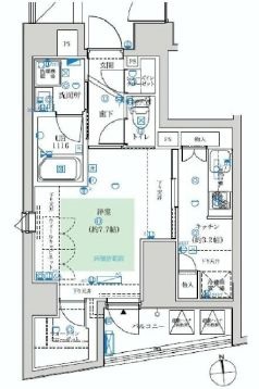 フェルクルール秋葉原 9階 間取り図
