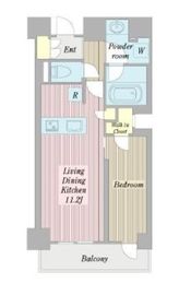 ダイヤモンドプラネット人形町 201 間取り図