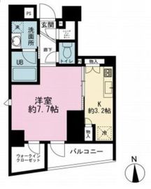 フェルクルール秋葉原 10階 間取り図