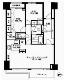 グランドメゾン白金三光坂 7階 間取り図