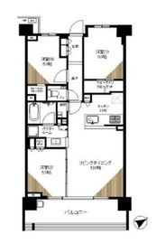 シティハウス中野テラス 2階 間取り図