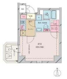 Etervo新大久保 403 間取り図