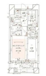 アスコットパーク日本橋コモド 2階 間取り図