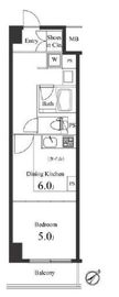 プライマル小石川 214 間取り図