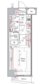 ブライズ住吉 7階 間取り図