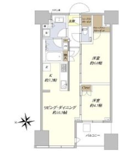 シティタワー銀座東 21階 間取り図