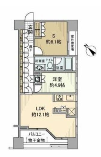 アクシルコート御茶ノ水 7階 間取り図
