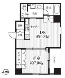 HF千駄木レジデンス 1001 間取り図