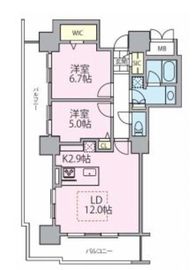 ロイヤルパークスタワー南千住 901 間取り図