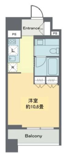 ベルファース戸越スタティオ 510 間取り図