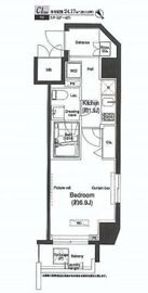 アーデン門前仲町 508 間取り図