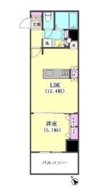 ユニーブル武蔵小山プレジオン 9階 間取り図