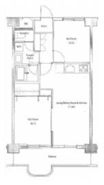 ソサエティ清澄白河 603 間取り図