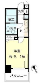 レジデンシア麻布十番 202 間取り図