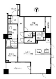 ザ・パークハウス恵比寿 8階 間取り図