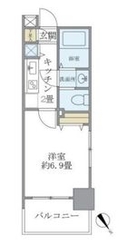 レジデンシア麻布十番 801 間取り図