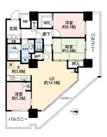 イーストコモンズ清澄白河セントラルタワー 3階 間取り図