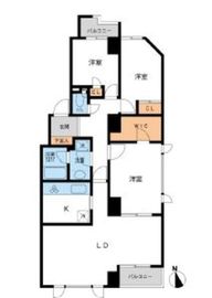 アーデンコート麻布 402 間取り図