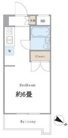 セゾン代官山 605 間取り図