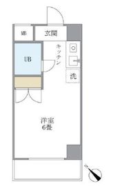 セゾン代官山 402 間取り図