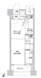 グランステューディオ中目黒 5階 間取り図