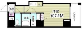 グランツ門前仲町 402 間取り図