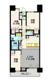 アトラス品川中延 1階 間取り図