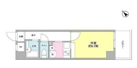 マイキャッスル中目黒3 5階 間取り図