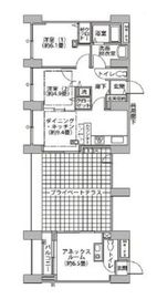 東雲キャナルコートCODAN 14-214 間取り図