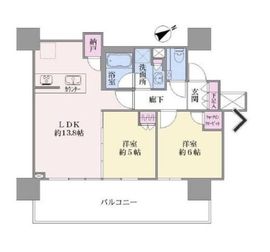 シティタワー目黒 7階 間取り図